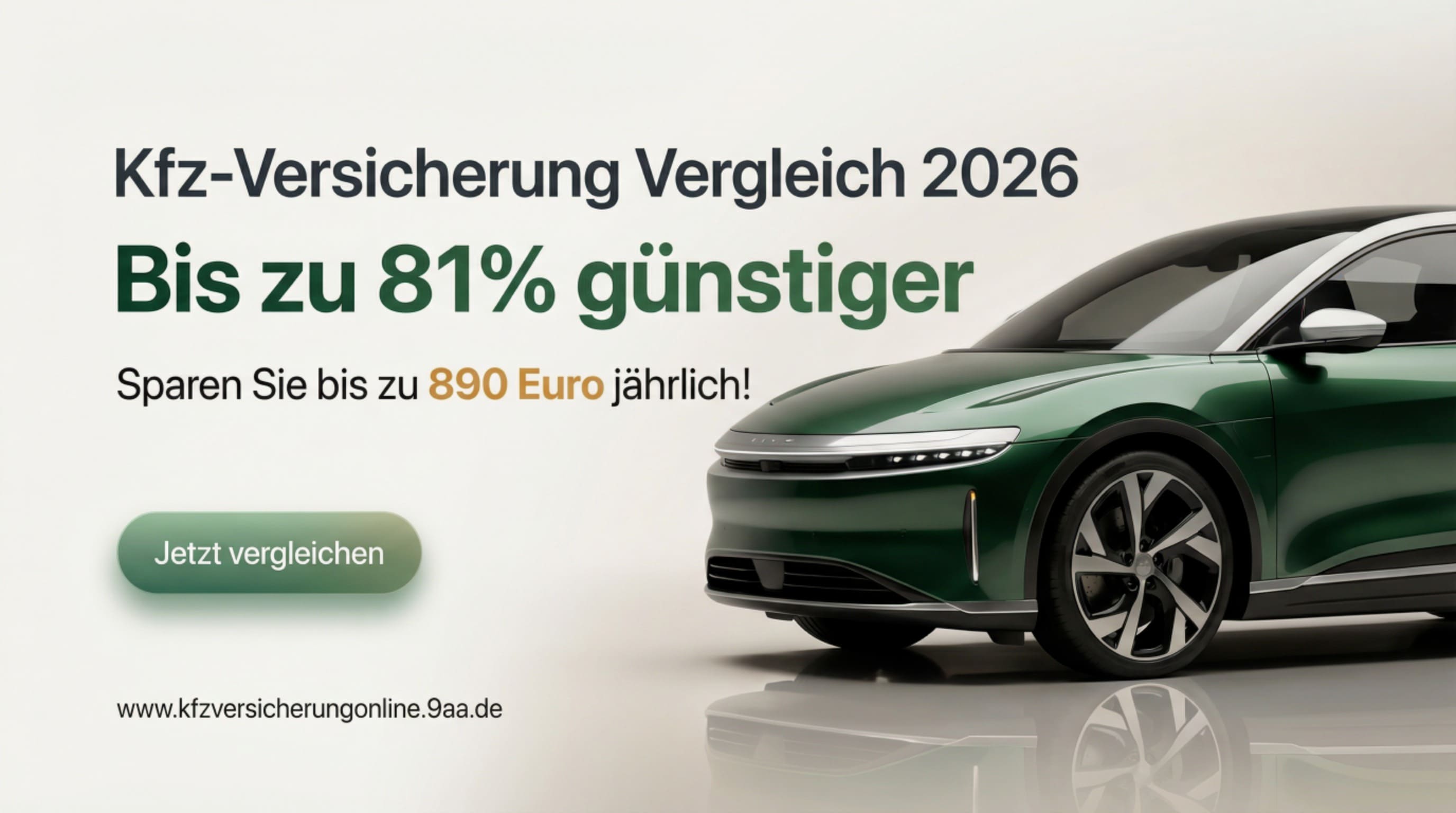 Moderne Kfz-Versicherung 2026 - Elektrofahrzeug