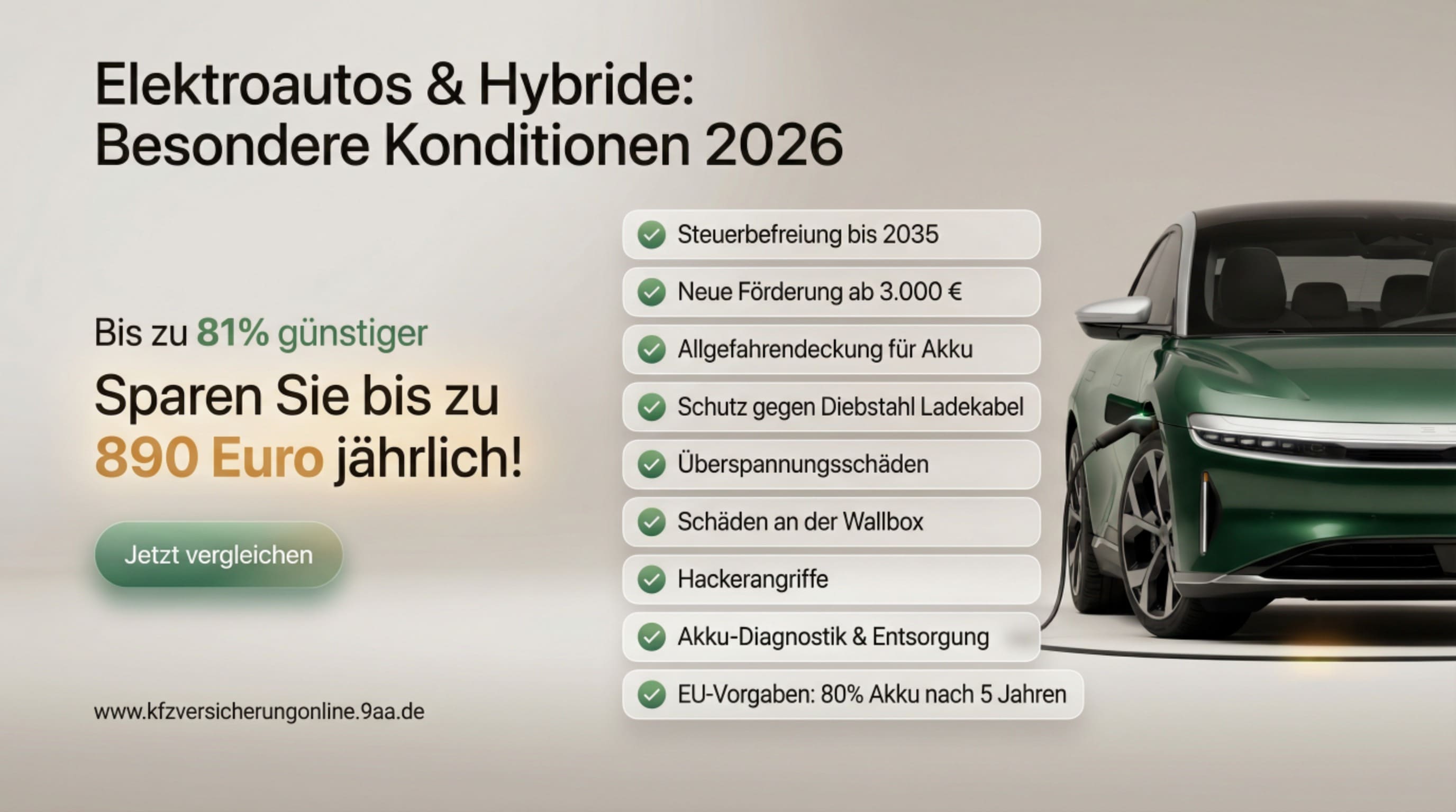 Elektroauto Versicherung 2026